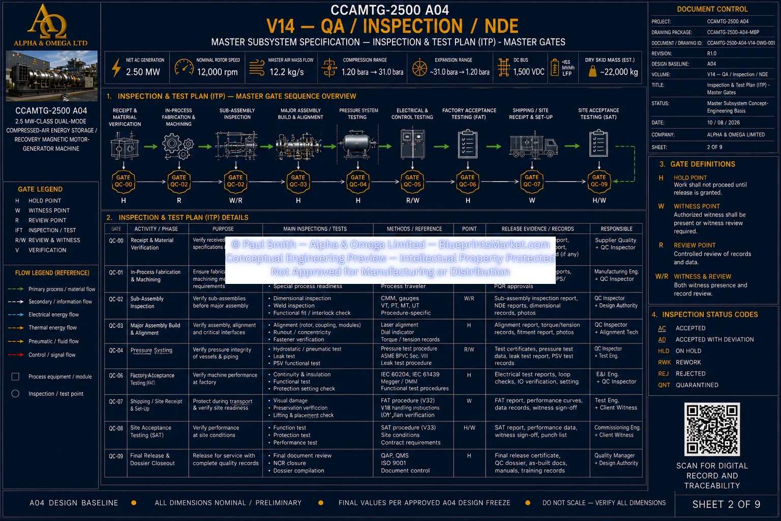 V14 QA Inspection NDE Sheet 2A of 9