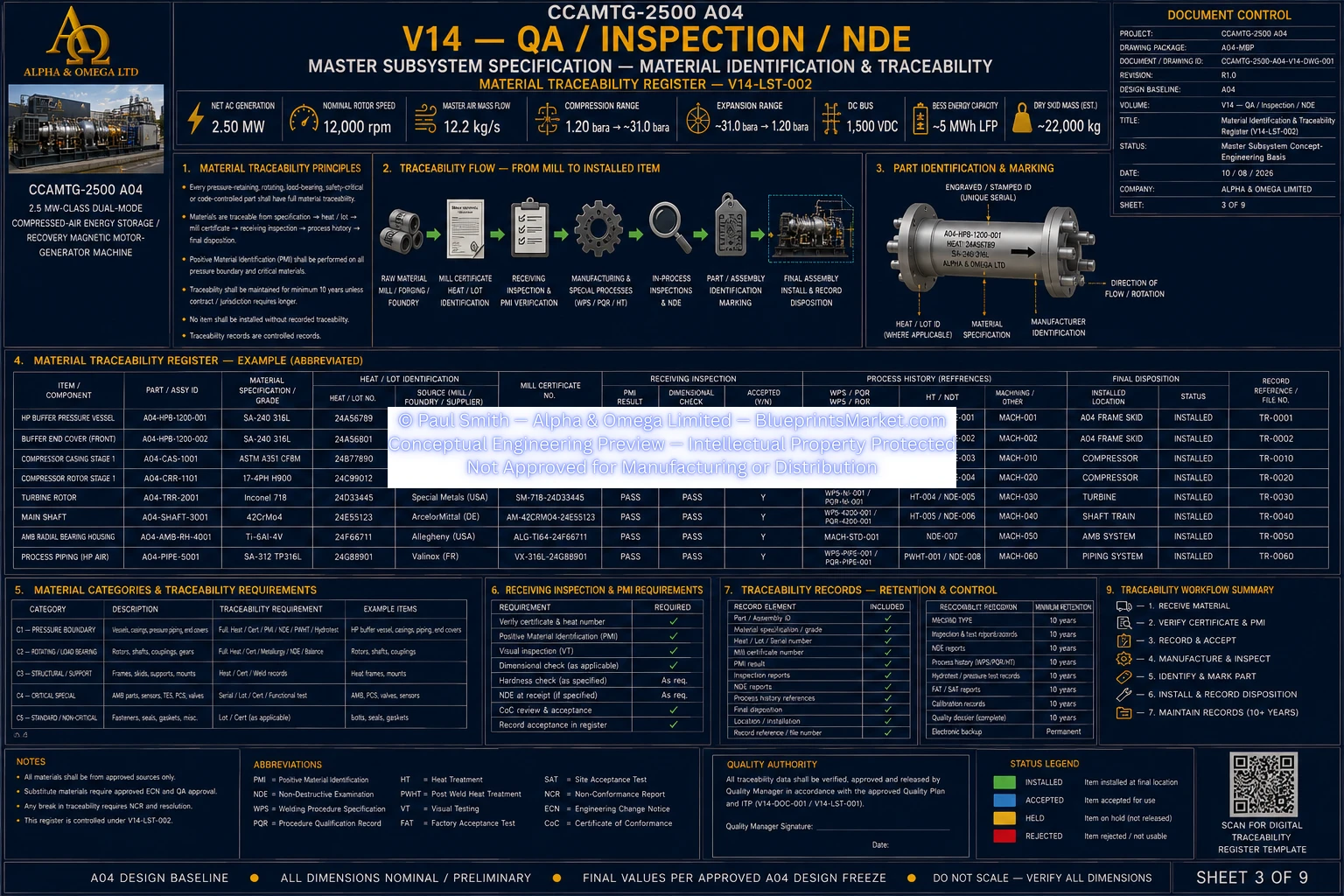 V14 QA Inspection NDE Sheet 3 of 9