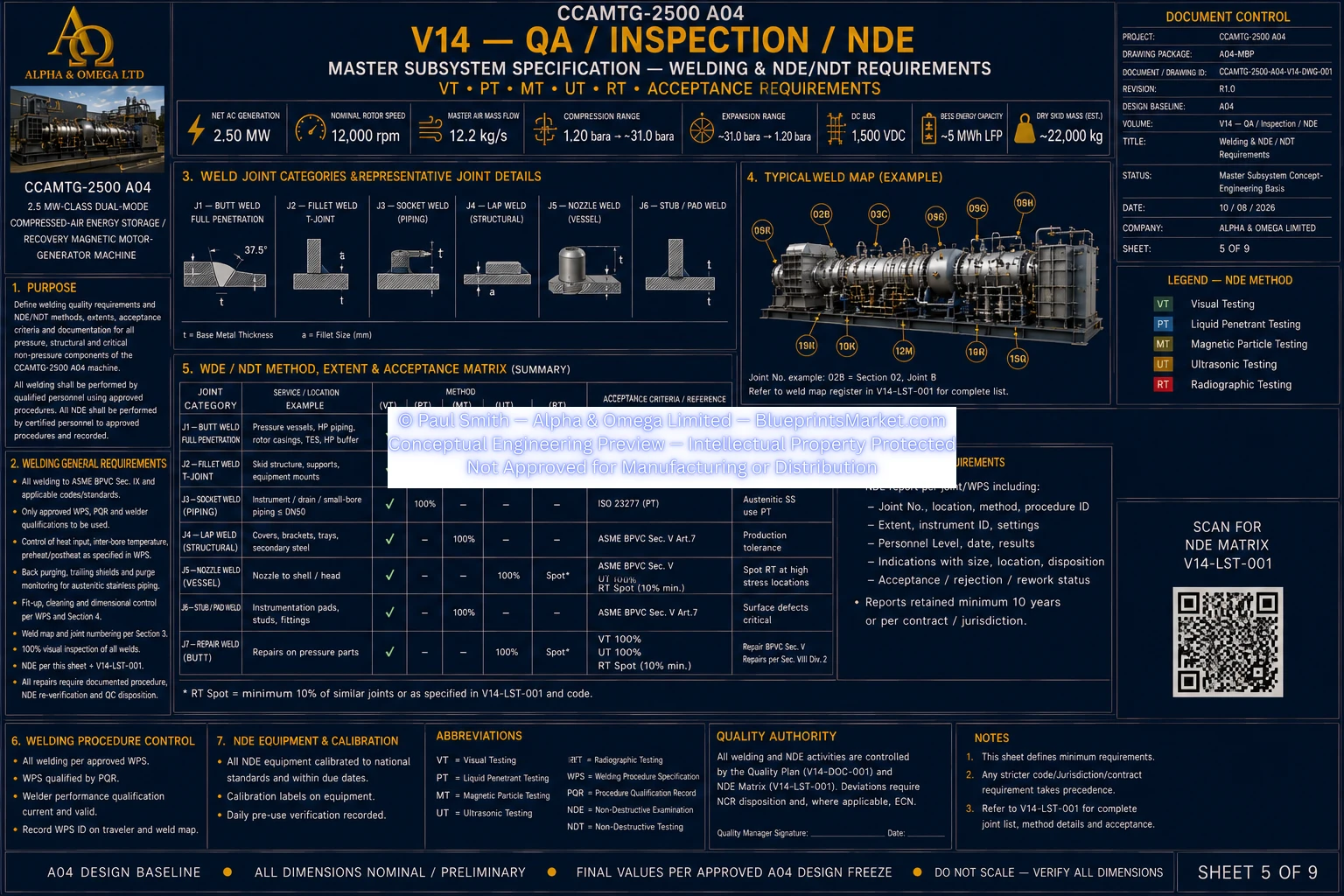 V14 QA Inspection NDE Sheet 5 of 9