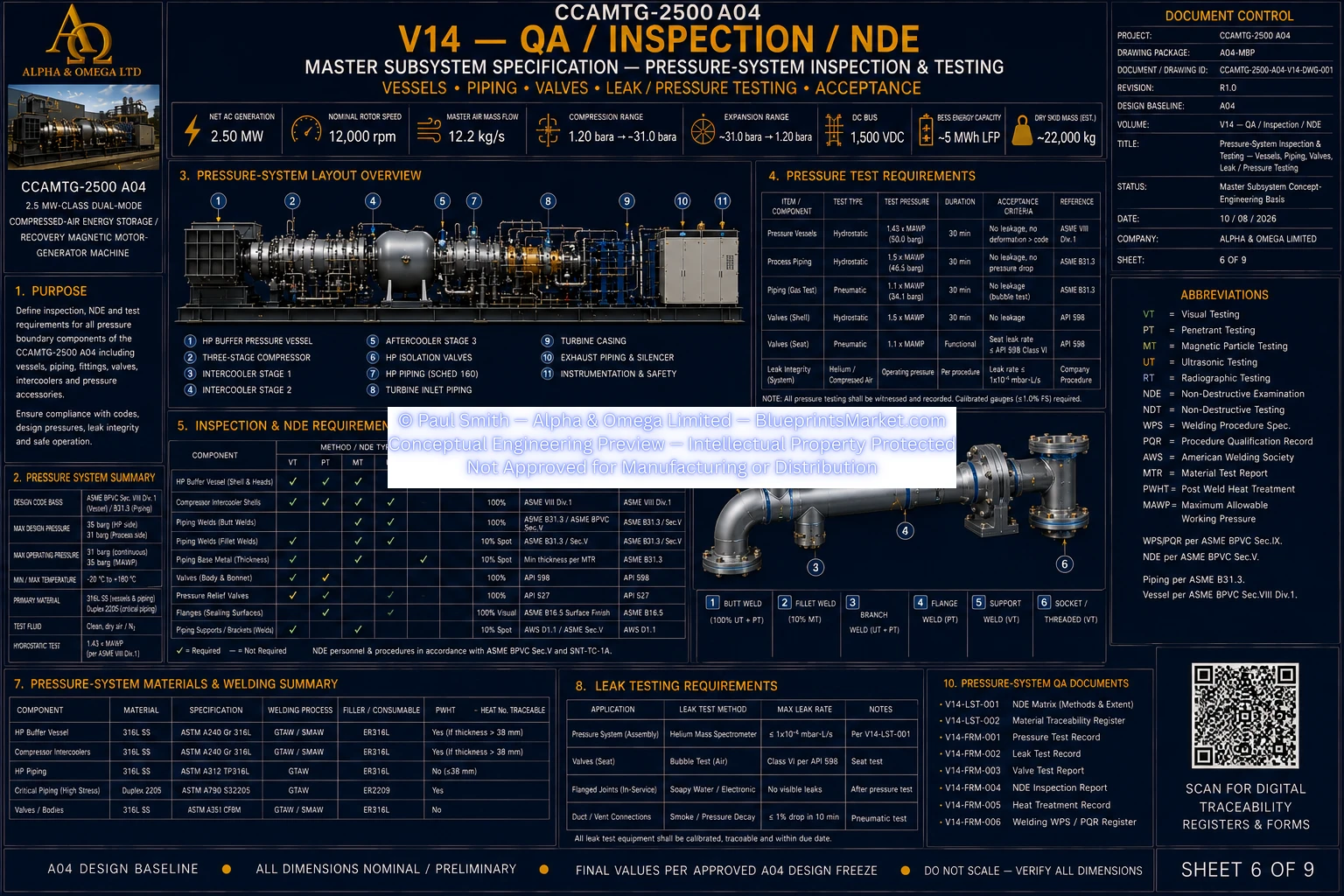 V14 QA Inspection NDE Sheet 6 of 9