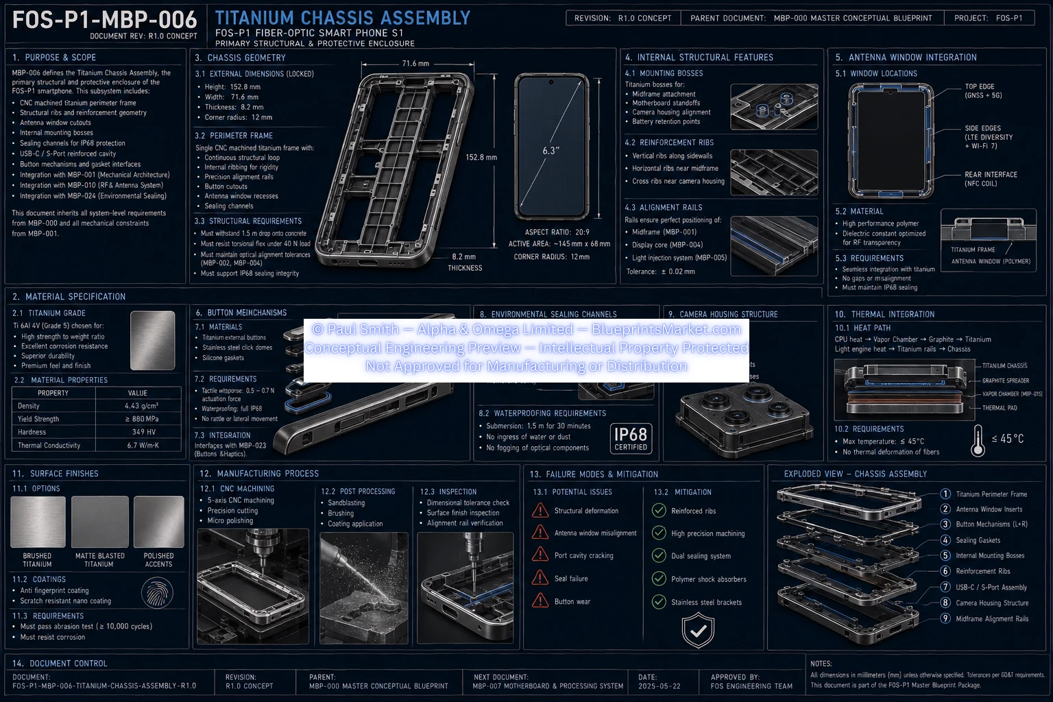 Titanium Chassis Assembly
