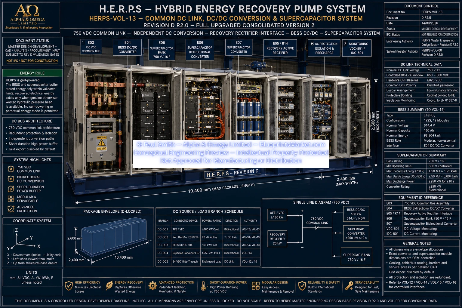 HERPS VOL 13 Common DC Link DC DC Conversion and Supercapacitor System Revision D R2.0