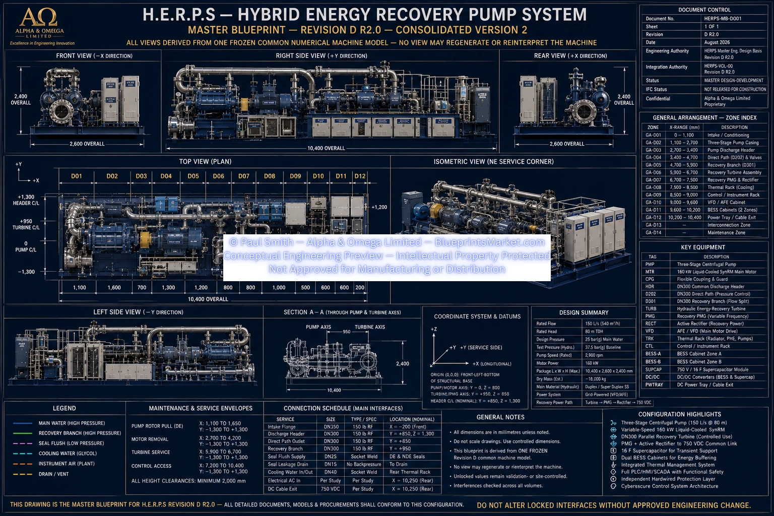 HERPS MASTER ENGINEERING DESIGN BASIS SHEET 3 REV D R2.0