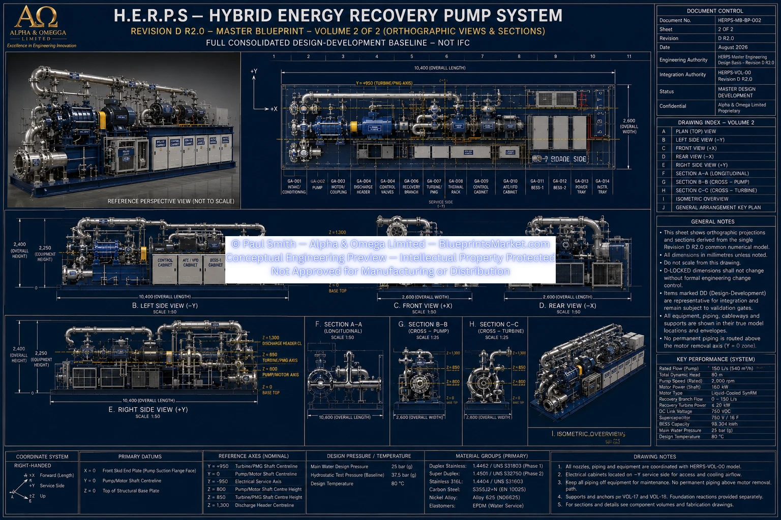 HERPS MASTER ENGINEERING DESIGN BASIS SHEET 4 REV D R2.0