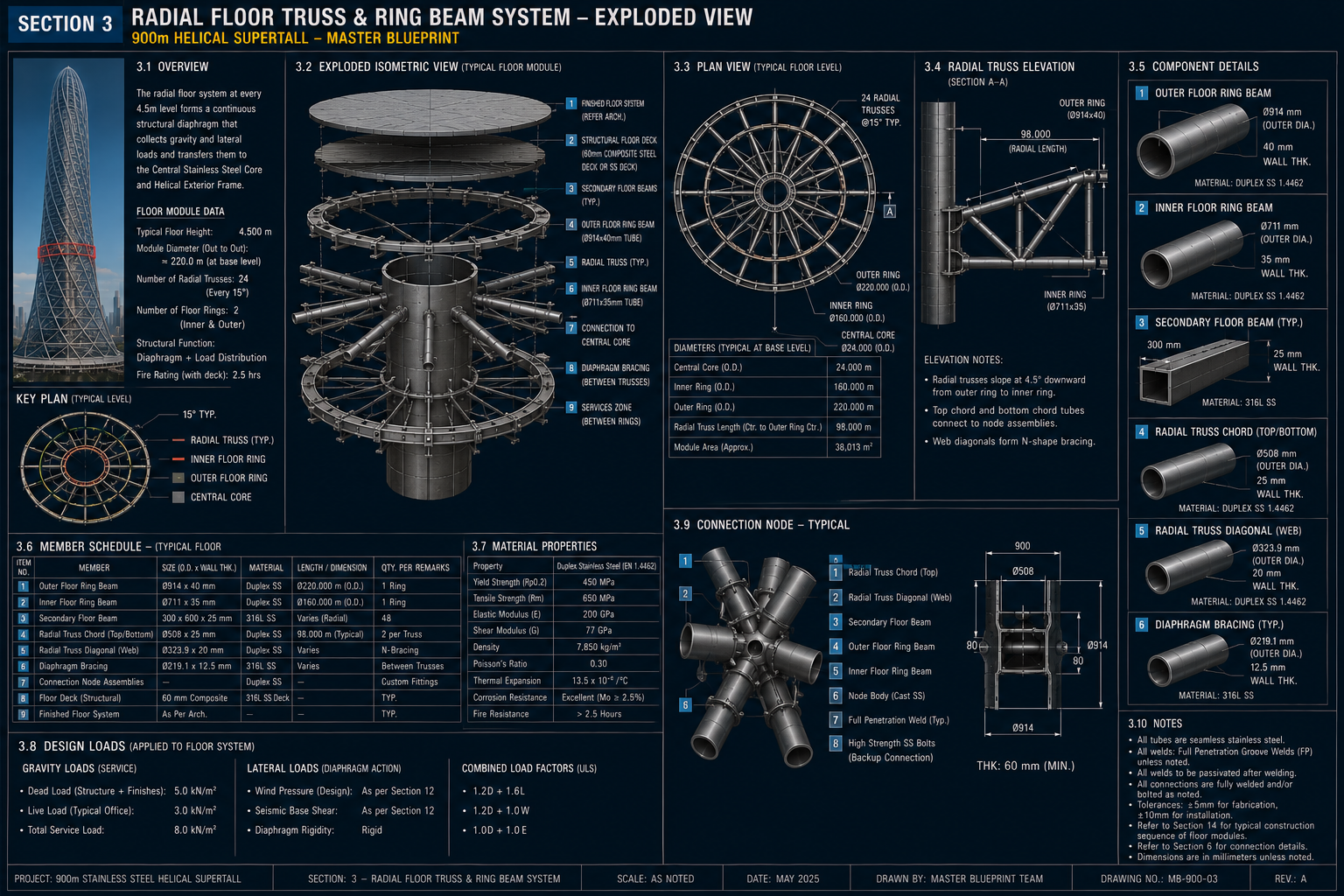 Skyscraper blueprint 3